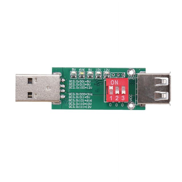QC3.0 Placa de Prueba de Adaptador de Control de Calidad SeñUelo para QC2.0 QC3.0 Qualcomm Placa de Prueba de Voltaje Fijo de Carga RáPida