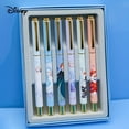 thumbnail image 5 of Disney Mickey & Friends, Frozen, and Superhero-Themed Metal Fountain Pens - 6-Pack, Quick Drying Ink, Click-Off Cap, Medium Point, Authentic UME Brand Writing Pens Set for Calligraphy and Learning, 5 of 5