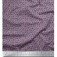 thumbnail image 1 of Soimoi Georgette Viscose Fabric Leaves & Floral Shirting Print Fabric by The Yard 42 Inch Wide, 1 of 1