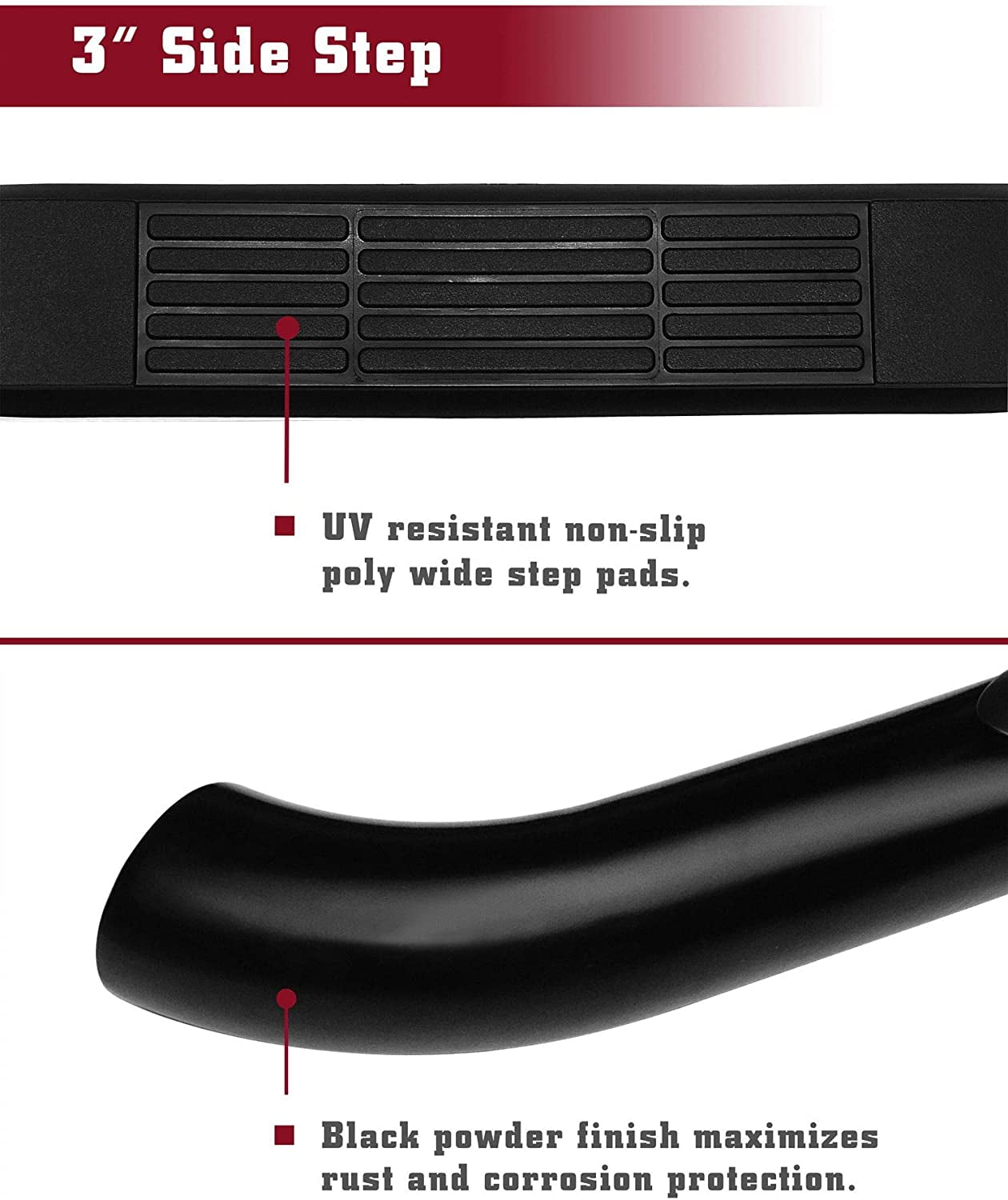 TAC Running Boards Compatible with 2021-2023 Ford Bronco Sport SUV 5.5 –  TACUSA