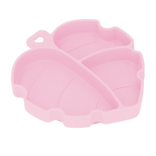 Plato de Succión para Bebés Plato de Silicona de Grado Alimenticio Espacio Separado Apto para Lavavajillas para Bebés para Comer en Casa Anggrek Otros