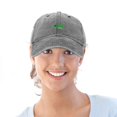 thumbnail image 5 of DALIX Nature Outdoors Grasshopper Baseball Cap Embroidered Hat in Washed Black, 5 of 7