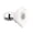 White, variant on Garden Hose to Power Washer Adapter, 3/4 GHT to 1/4 Stainless Steel Connector with 5 Interchangeable Nozzles, Pressure Washer Attachment for Outdoor Cleaning, 1 Set