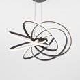 thumbnail image 4 of Artika Maelstrom Modern LED Pendant Light Fixture, Black, 4 of 5