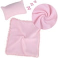 thumbnail image 5 of Baby Doll Cradle Bassinet Portable Doll Carrier Carry Bag,Soft Pillow Quilt Plush Bear Included,for 8-9-10-11-12 Inch and Smaller Dolls Alive Baby Doll Reborn Newborn Baby Doll Accessories Gift-wrap, 5 of 5