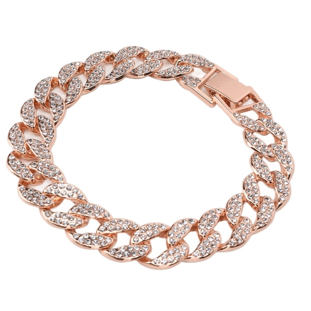 Cadena Cuba,Pulsera Cubana Boutique Cubana Tobillera Boutique Pulsera Hip Hop Características Mejoradas