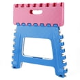 thumbnail image 4 of Taburete plegable Silla pequeña Taburete portátil avanzado para niños 32 * 22,5 * 30 cm (superficie de la silla rosa), 4 of 8