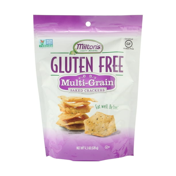 Pack of 6 Gluten Free Multigrain Baked Crackers, 4.5 oz Walmart