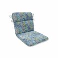 thumbnail image 1 of Pillow Perfect Coussin de Chaise d'Angle Cerulean Rond Extérieur/intérieur 40.5" x 21", Bleu, 1 of 1