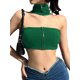 thumbnail image 3 of Txlixc Blusa tubular de verano para mujeres, de punto de color sólido Txlixc moda, 3 of 8