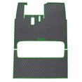thumbnail image 2 of Xtreme Mats Full Coverage Golf Cart Floor Mats Compatible with ICON 4F & 6 Seater Golf Carts - i40F, i40FL, i60, i60L - GREEN Trim, 2 of 4