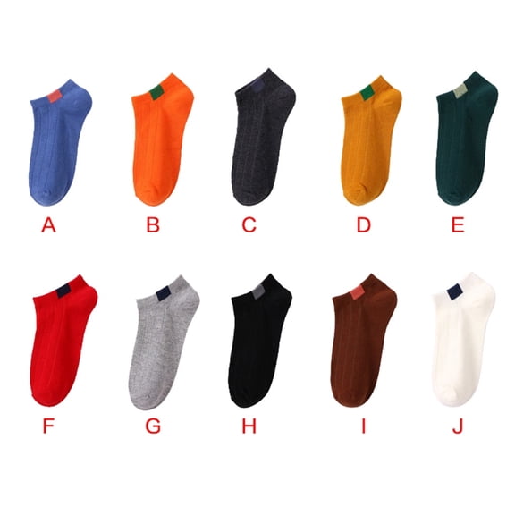 WHEANG No Show Socks Womens Cute Korean Style Thin Summer Low Cut Ankle Boat Socks Soft Pure Cotton Anti-Odor Hidden Liner Socks Breathable Casual Womens Socks(Color Multicolor One Size)