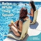 thumbnail image 3 of Silla Plegable Moderna Portátil para Adultos Coast en Color Arena para la Piscina, 3 of 6