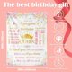 thumbnail image 2 of LHSHID Happy Birthday Blanket Gifts for Girls Women Floral Birthday Throw Blanket for Daughter Mom Bday Gift Ideas for Wife Grandma Happy Birthday Decorations Flannel Blanket for Female 50"x60", 2 of 9