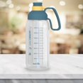 thumbnail image 4 of Botella de Agua de Boca Ancha para Gimnasio con Báscula Jarra de Agua Fría Caliente Sin BPA de Gran Capacidad para Fitness Al Aire Libre Camping Corre Azul Baoblaze Botella grande, 4 of 8