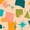 Color 6, variant on Peel and Stick Wallpaper 23.6in x 9.8ft Mid century fifties modern retro colors seamless Part Contact Paper Vinyl Waterproof Self Adhesive Wall Paper for Bedroom Shelf Cabinet Renter Friendly