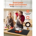 thumbnail image 4 of VEVOR Induction Cooktop, 9200W Electric Countertop Burner, 5 Burner Knob Control Stove, Built-in Induction Cooktop with 12 Temperature Settings, Glass Surface, Auto Shut-Off, 4 of 10