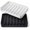 Black and White, variant on PETGLE Silicone Soap Dishes for Shower, Self-Draining Bar Soap Holder Non-Slip Sink Organizer Tray for Sink, Bathroom & Kitchen, Keeps Bar Soap Dry& Dishwasher Safe, Black & White(2 Pack)