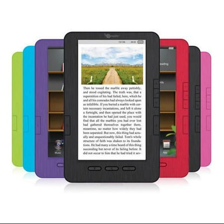 Refurbished Ematic 7" TFT LCD Color eBook Reader with Kobo, MP3, & Video Player -EB105 - BLK