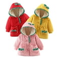 2DXuixsh Girls Jackets Toddler Girls Warm Bowknot Ruffles Coat Jacket