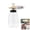 White, variant on Foam Cannon Sprayer for Garden Hose – Self-Locking Pressure Washer Attachment, Adjustable Snow Foam Lance for Patio & Car