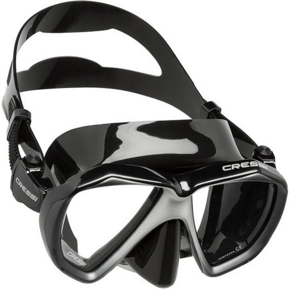 Cressi Liberty Duo Mask (Black / Black / Silver)