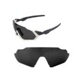 thumbnail image 5 of Walleva Black Polarized Replacement Lenses for Oakley Flight Jacket Sunglasses, 5 of 5