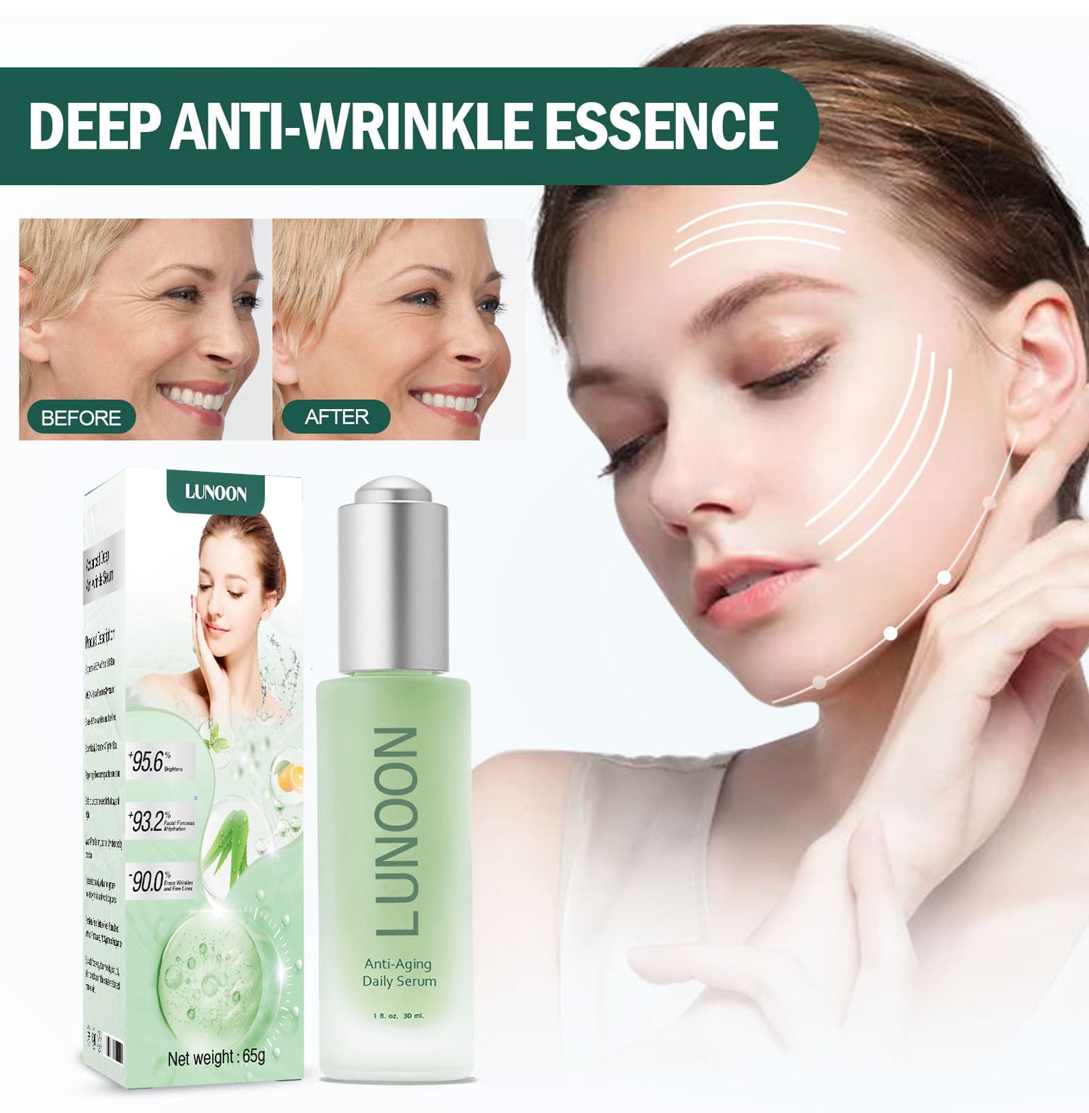 Osee Advanced Deep Anti-wrinkle Serum, Osee Anti Wrinkle Serum, Osee Tm, Pore Shrink Face Serum Hyaluronic Acid Moisturizing Serum 30ML