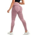 thumbnail image 5 of BOBOGOJP 2 Pack Leggings with Pockets for Women, High Waisted Soft Leggings for Yoga Gym Pink for Size S, 5 of 7