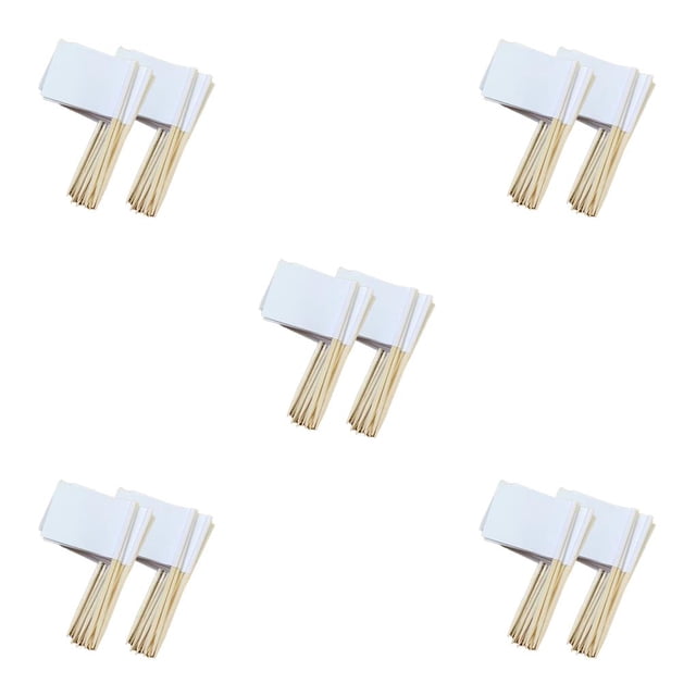 Injueey 100 Pieces Accessories Toothpicks Flags Cake Supplies Dining Decorative Muffin Toppers Cocktail Festival Appetizers como se muestra en la imagen 5piezas