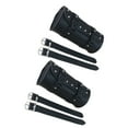 thumbnail image 2 of KAKOWELY 2 Pcs Sacoche de Moto Imperméable Sangle de Montage Sac de Rangement Rond (Noir), 8.27x"X3.94"X3.94 Pouces, 2 of 4