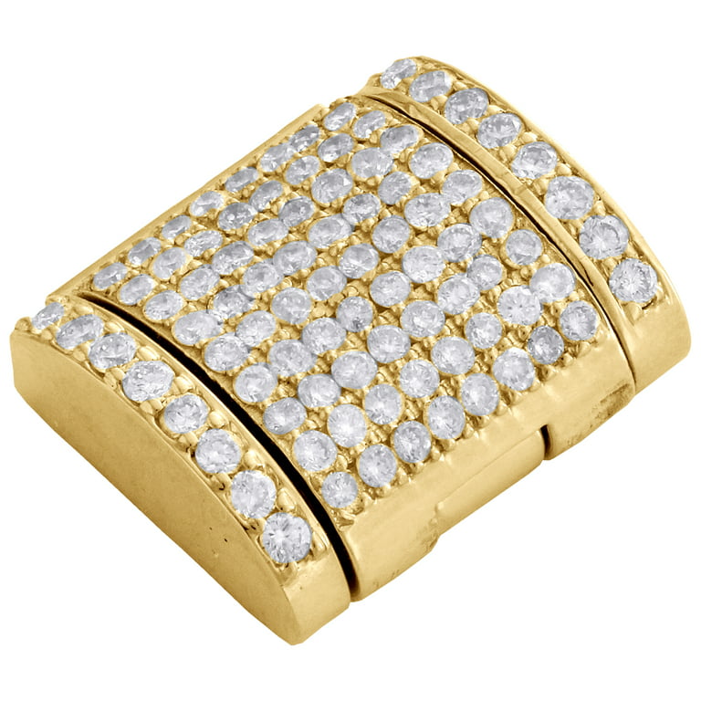 10K Yellow Gold Large Weave Square Fancy Link Box Franco Style 8mm Bracelet  8.5 - JFL Diamonds & Timepieces