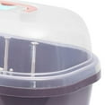 thumbnail image 4 of Baby Bottle Storage Drying Rack, Portable Nursing Cutlery Box Container, Anti-Dust Protect Lid Cover Organizer Drain Board,For Home And Travel Use. (Purple), 4 of 6