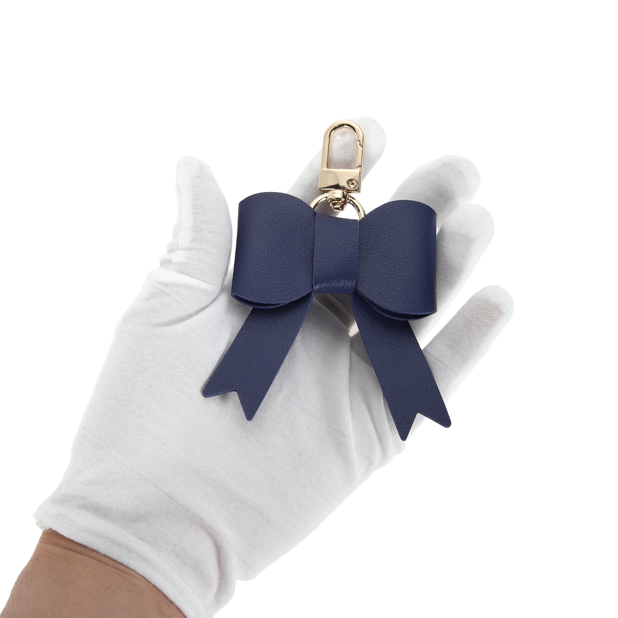 Unique Bargains Colorful Bow Handbag Charms for Gifts And Accessories Navy Blue