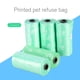 thumbnail image 3 of 5 rollos de bolsas de basura portátiles impresas para recoger excrementos de mascotas, perros y gatos., 3 of 5
