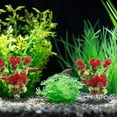 thumbnail image 3 of Laklulu 10 piezas de plantas de plástico, plantas artificiales de plástico largas para peceras, adornos decorativos, 3 of 5