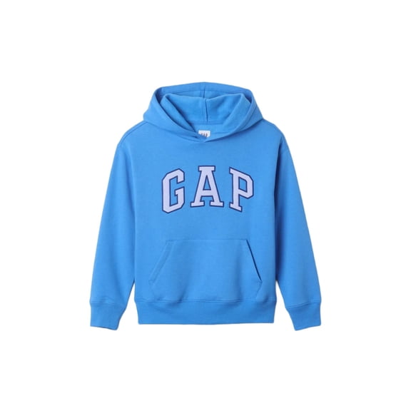 Sudadera con capucha GAP para niños logo azul supersónico XXL