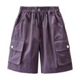thumbnail image 2 of Boys Pants Street Pocket Drawstring Stretch Waist Cargo 5 Division Of Labor Bottoms, 2 of 6