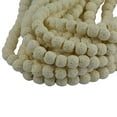 thumbnail image 3 of 1 Hilo 8mm Granos Piedras Redondo Preciosas Volcánicas Estilo de Bohemio Joyería Regalo para Mujeres Blanco Macarena Cuentas sueltas, 3 of 5