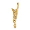 thumbnail image 3 of FJC Finejewelers 10 kt Yellow Gold Eagle with Beak Touching Claws Charm 40 x 43 mm, 3 of 6