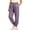 Y11-Purple, variant on Mifsaly Girls Cotton Joggers Elastic Waist Straight Leg Casual Sweapants with Pockets Kids Warm Fall Winter Back School Outfits