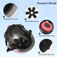 thumbnail image 3 of Kids Bike Helmet Set with Knee Pads Elbow Pads Wrist Guards, Adjustable Helmet for Boys Girls Bicycle Scooter, 3 of 8