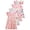 Colorful cherry 4pcs(A507), variant on 4Pcs Little Girls A-line Flutter Sleeve Summer Dress, Rainbow Floral Heart Midi Sundress 7-8Y