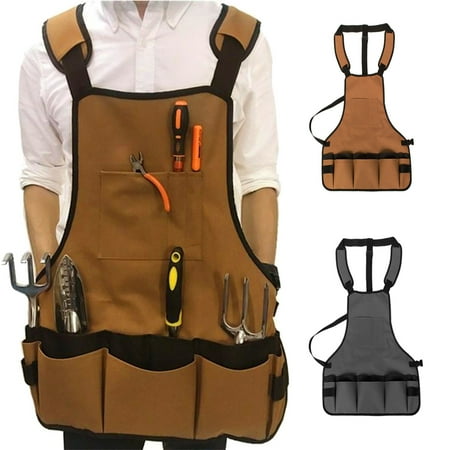 

SPRING PARK Electrician Tool Belt Bag Pouch Mechanic Vest Carpenter Apron