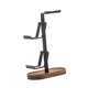 thumbnail image 4 of Controlador y auricular soporte de soporte de soporte de auriculares Base de madera Base de madera Organizador de almacenamiento de auriculares Men, 4 of 10