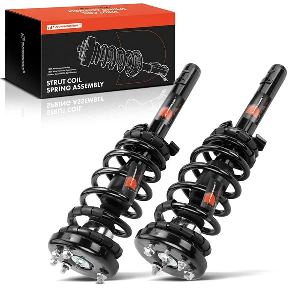 A-Premium Front Pair (2) Complete Strut and Coil Spring Assembly Compatible with Honda Accord 1998-2002 & Acura TL 1999-2003, CL 2001-2003, Driver and Passenger Side