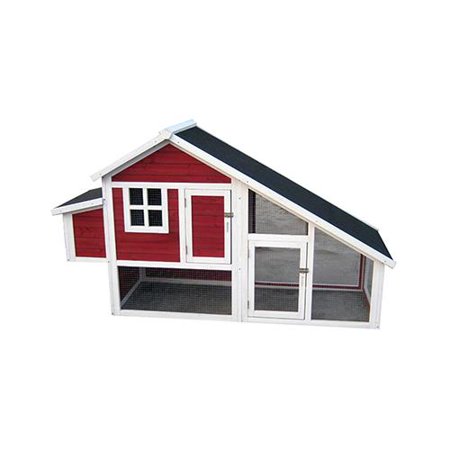 Merry Products Inc Chicken Coop Red White 77 X 287 X 445 In Ph0030010402