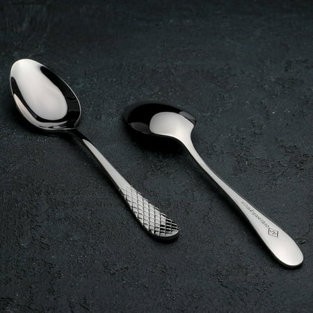 

WILMAX JULIA HIGH POLISH STAINLESS STEEL DINNER SPOON 8 SET OF 24 WL-999202/A Restaurant Grade Flatware
