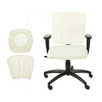 Office Chair Cover, Desk Chair Cover Stretch Slipcover for Home Office Desk Chairs Beige