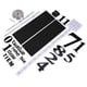 thumbnail image 4 of bricolaje reloj de pared, arte moderno 3d, tama?o grande Silent superficie del espejo reloj de pared calcomanía Home Office Decor Gift, Negro Ecomeon no, 4 of 6